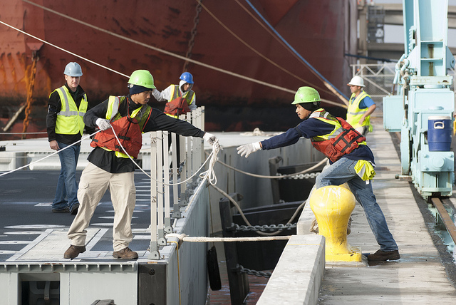 JAXPORT workers following safety policies, regulations and procedures