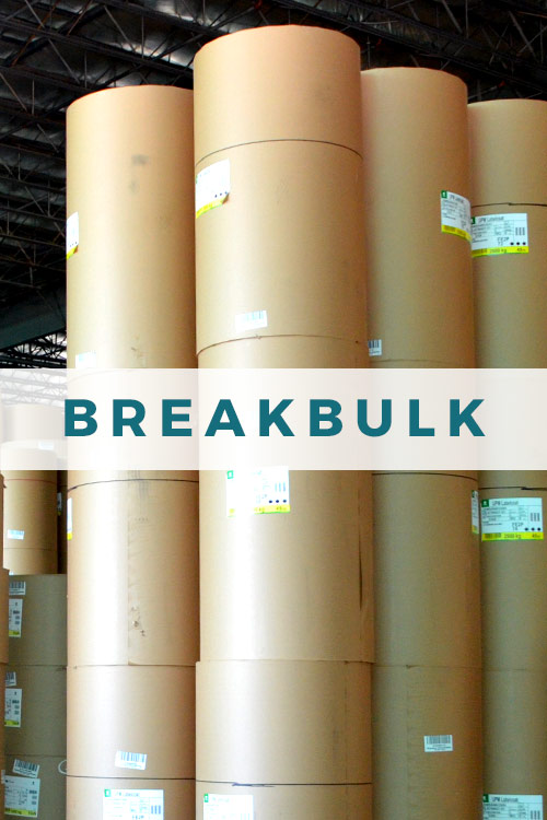 Breakbulk cargo at JAXPORT