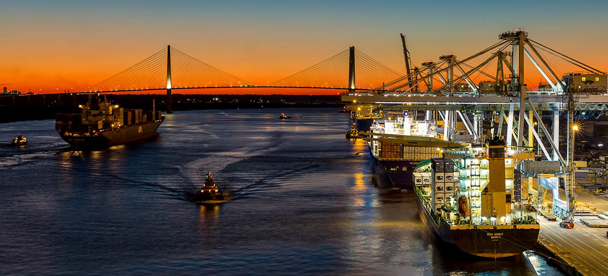 Florida port JAXPORT at Blount Island Marine Terminal