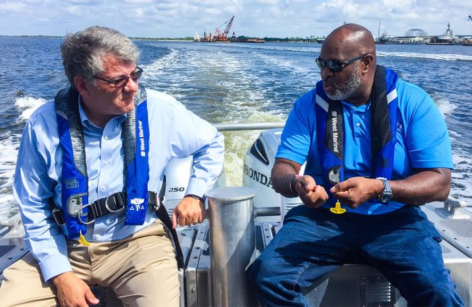 JAXPORT welcomes FDOT Secretary for waterside tour of port growth projects