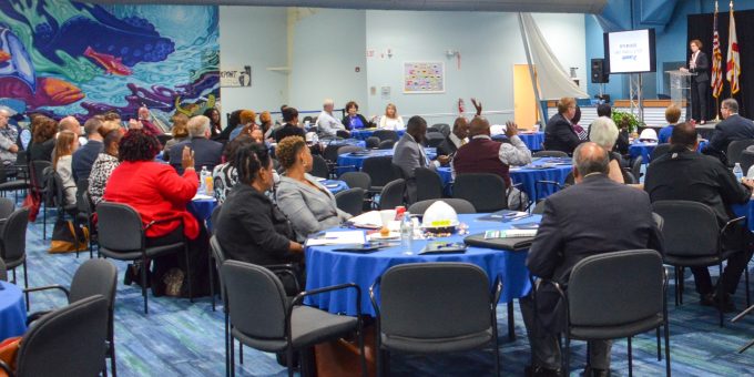 Participants listen during last year's JAXPORT Small Business Day