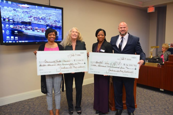 JAXPORT presents $30,000 to Northeast Florida charities