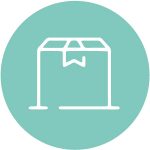 Final mile delivery icon