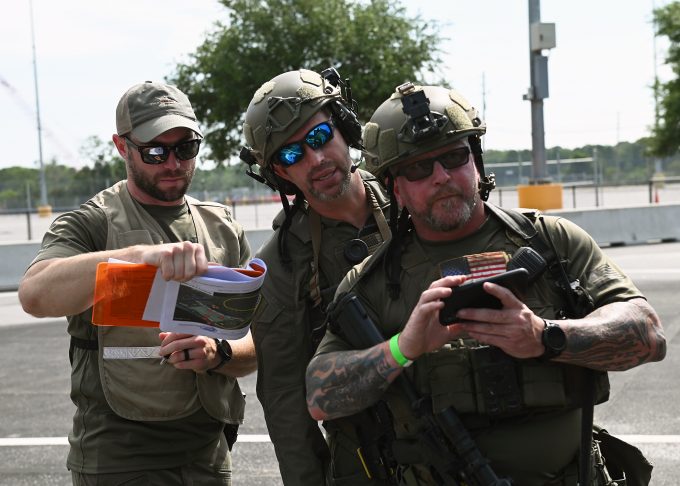 Members of JSO's SWAT Team conduct a drill at JAXPORT