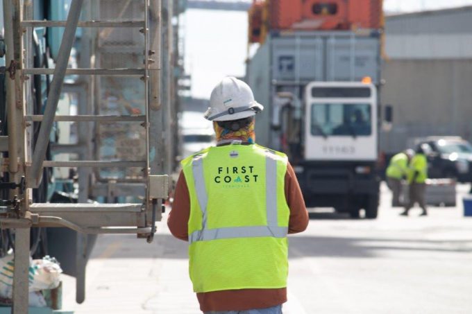 First Coast Terminal worker