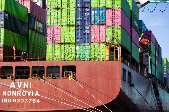 Vessel at JAXPORT's Blount Island Marine Terminal