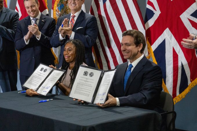 Governor DeSantis signed a Memorandum of Understanding