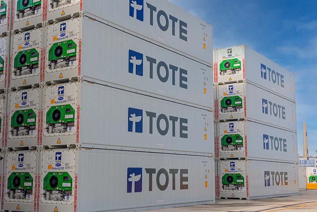 TOTE reefer containers