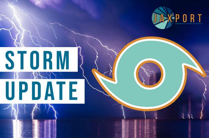 Storm update graphic