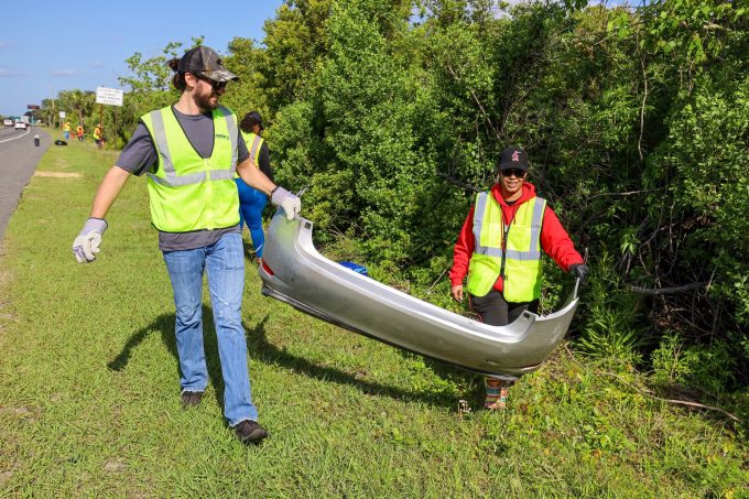 Earth Day cleanup