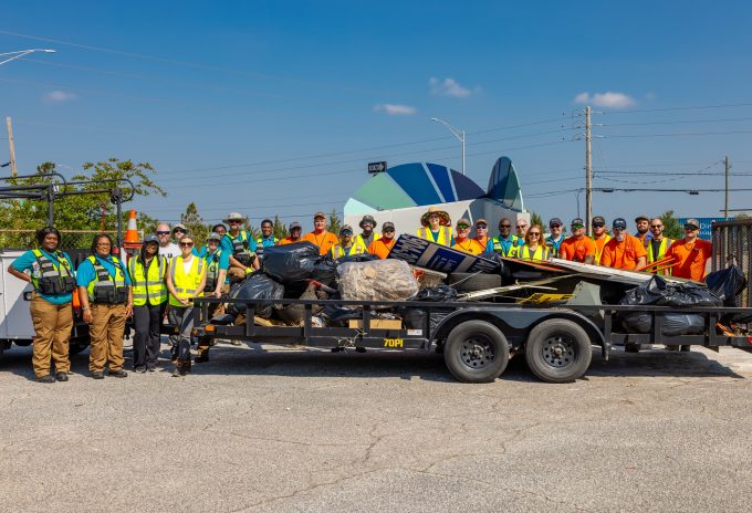JAXPORT 2026 Earth Day cleanup