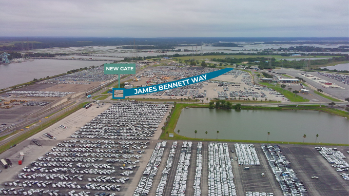 Blount Island James Bennett Way AERIAL
