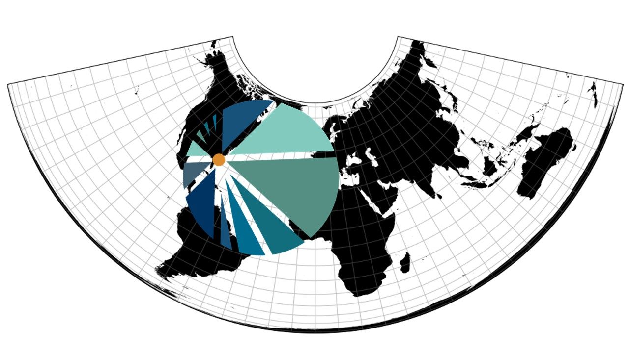 JAXPORT conic map projection